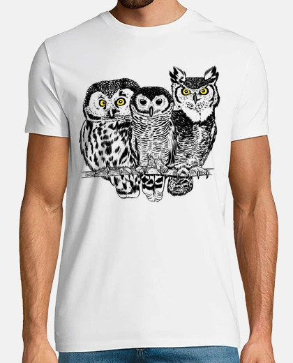 Tee-shirt 3 hiboux