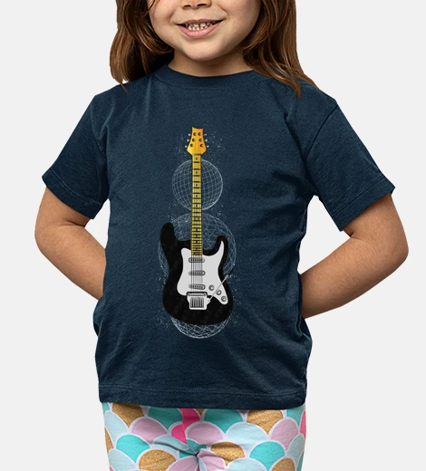 Kids 3 line ball and gold guitar