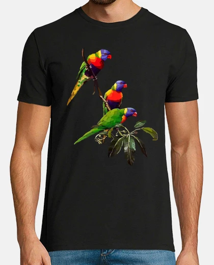 T-shirt 3 pappagalli