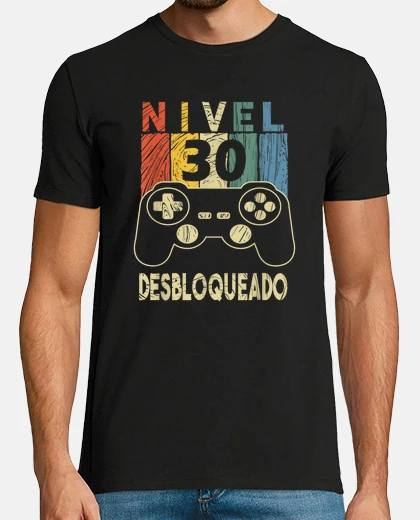 T-shirt 30 anni compleanno livello 30 Sblocco c