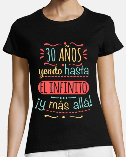 Playera 30 años hasta el infinito y más allá