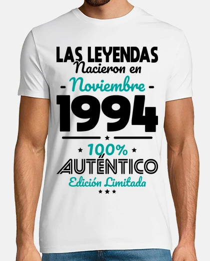 Camiseta 30 Anos Leyendas Noviembre 1994