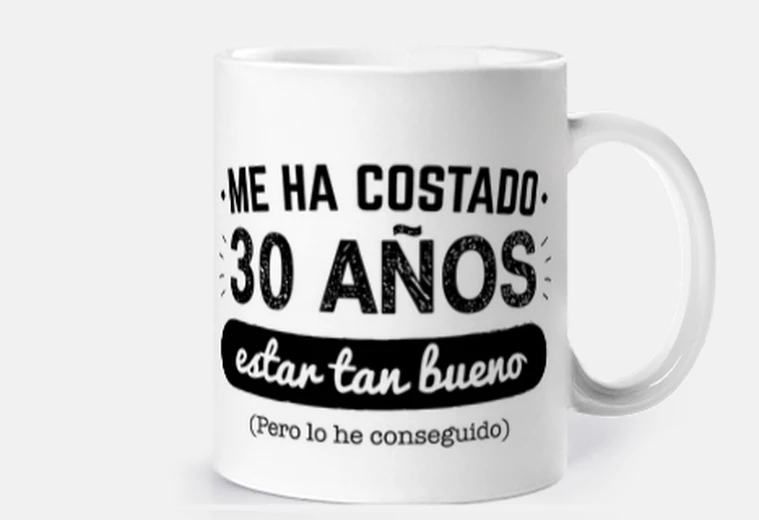 Taza 30 Años Para Estar Tan Bueno v2 (Fondo 