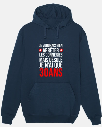Hoodie 30 years anniversary gift humor