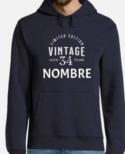 34 year limited edition vintage shirt, men&#39;s sweatshirt