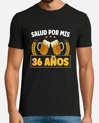 Playera 36 cumpleanos regalo anos divertido laTostadora Mexico