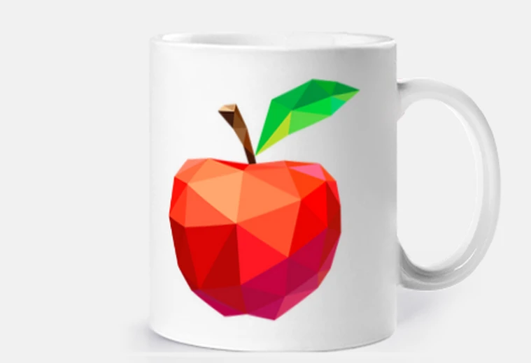 Cup 3d apple