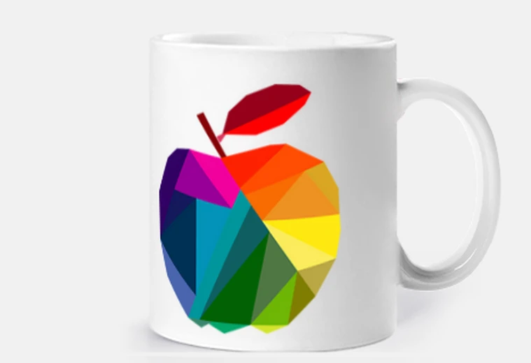 Cup 3d apple
