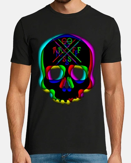 T-shirt 3d skull problema tecnico