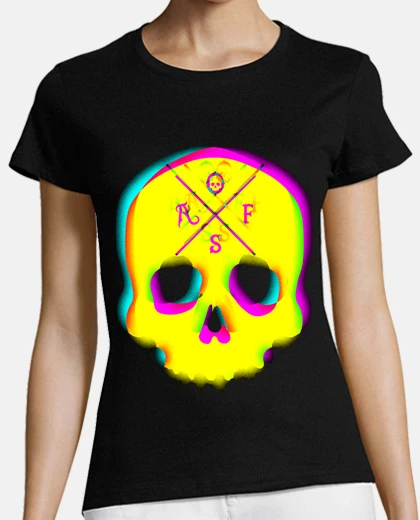Playera 3D Skull Vintage