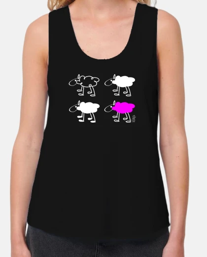 T-shirt 4 pecore - rosa