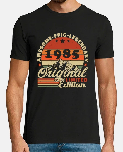 T-shirt 40 anni 1985 compleanno vintage retrò