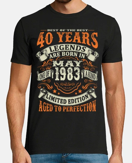 Camiseta 40 años - mayo de 1983