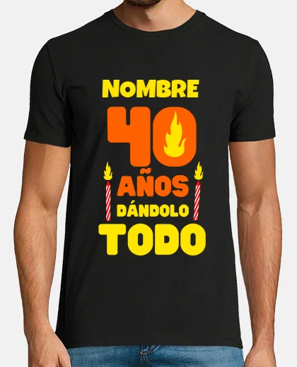 Playera 40 Años dándolo Todo