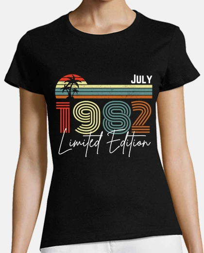 Playera 40 años julio 1982 vintage limitada