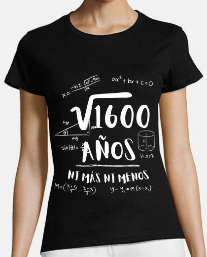 Playera 40 años ni más ni menos