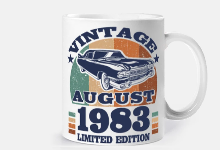 Cup 40 years - anniversary August 1983