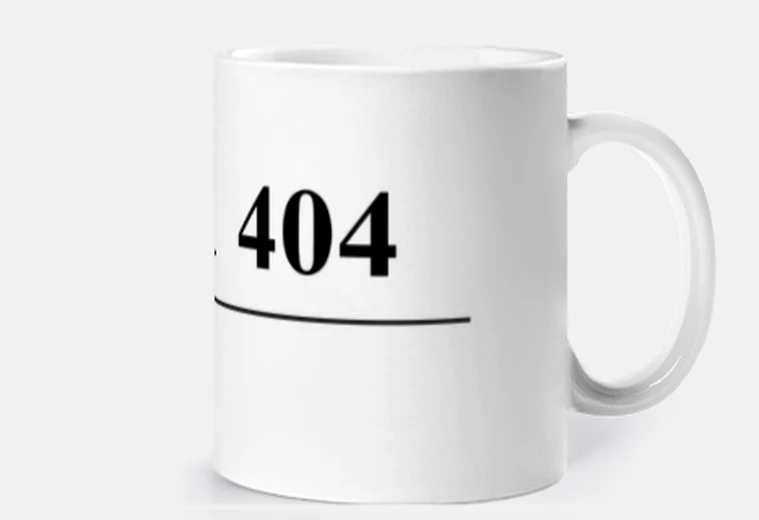 Mug 404 coffee