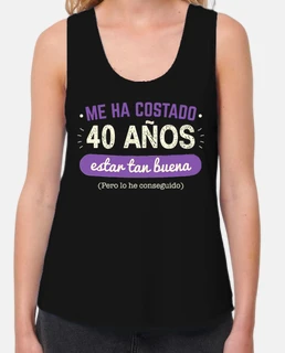 Playera Regalo Cumpleaños 40 Años Mujer Retro Vintage Dama