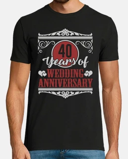 40 ans d'anniversaire de mariage
