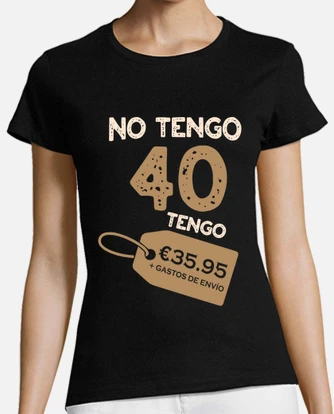 Camiseta 40 cumpleaños 35.95 hombre