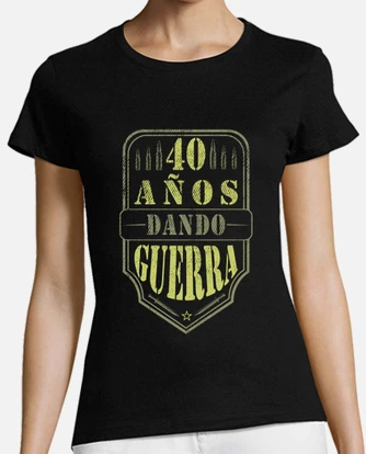 Camiseta 40 cumpleaños, 40 años dando