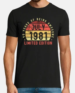 40e anniversaire 40 ans juillet 1981 ré