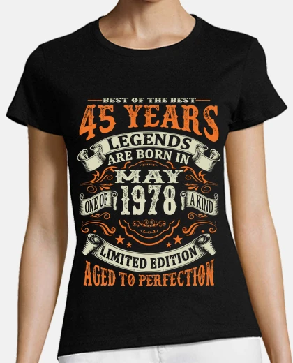 Tee-shirt 45 ans - Mai 1978
