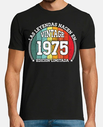 Camiseta 49 Años Cumpleaños Regalo Las Leyendas Nacen En 1975 Vintage