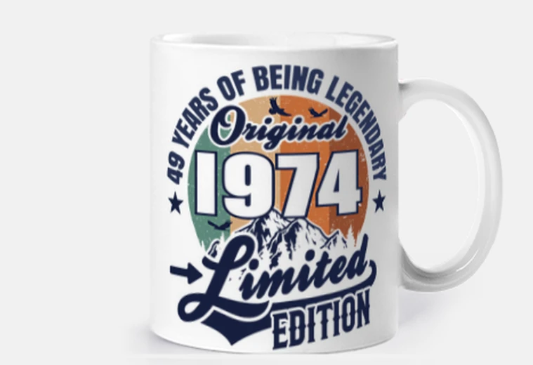 Cup 49 years - limited edition 1974