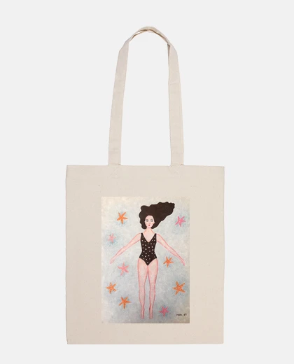 Bag 5 cloth bag, natural color