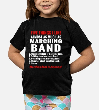 5 Things About Marching Band Funny Tee Shirt 5 Things About Marching Band Funny Tee Shirt