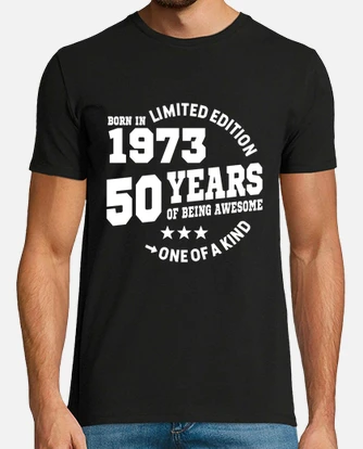 T shirt 50 anni 1973 compleanno tostadora