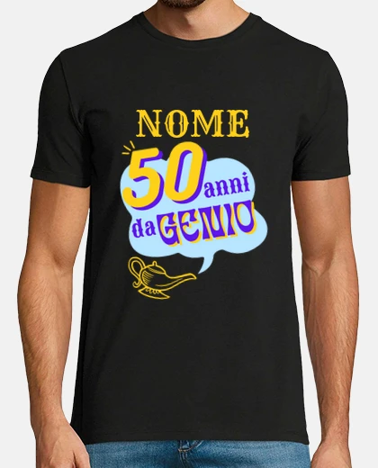 T-shirt 50 anni di genio