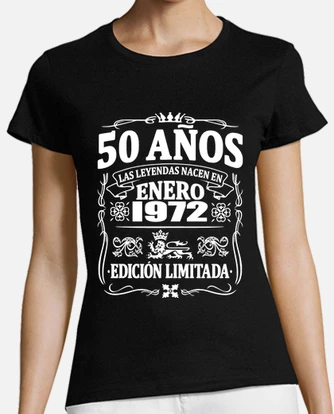 Camiseta 50 anos cumpleanos enero laTostadora