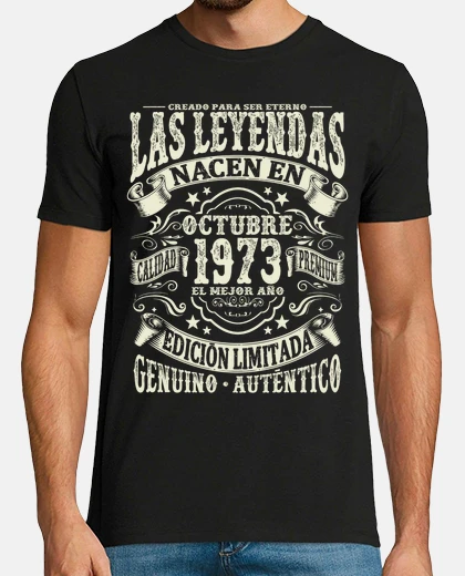 Camiseta 50 años - leyenda de octubre de 1973