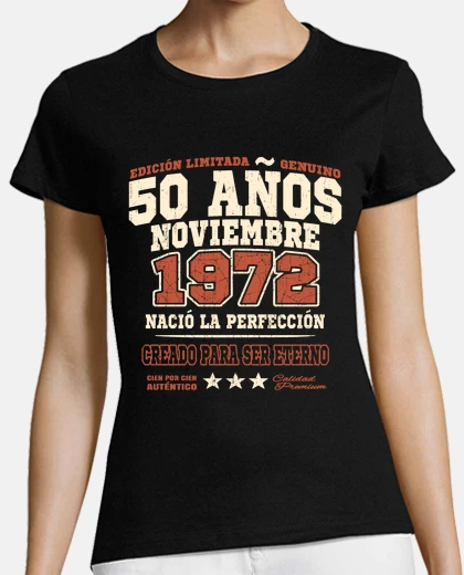 Playera 50 años - noviembre de 1972