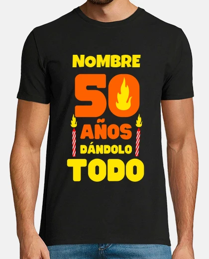 Playera 50 Años dándolo Todo