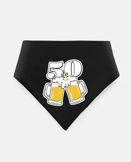 Mascotas 50 años de cerveza de barril, manejo cincuenta divertidos.