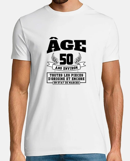 Tee-shirt 50 ans environ