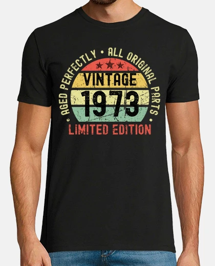 T-shirt 50° compleanno annata 1973
