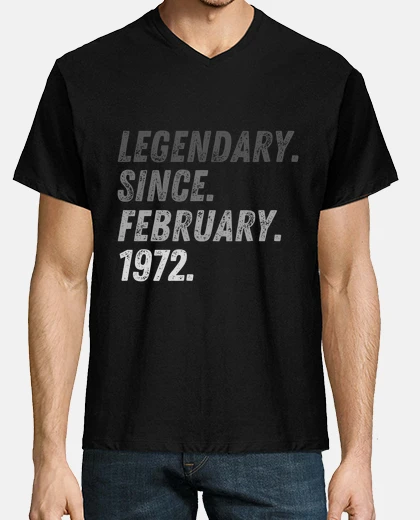 Camiseta 50 cumpleaños 50 años nacido en 1972