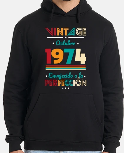Sudadera 50 Cumpleanos Vintage Octubre 1974