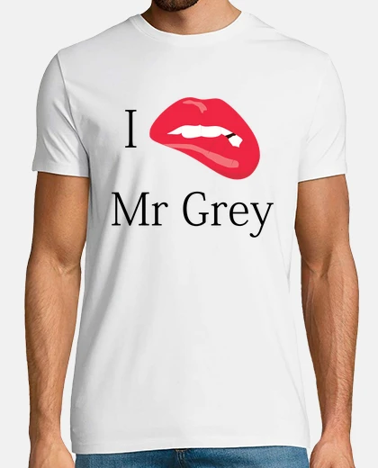Camiseta 50 Sombras de Grey. Bite Lip mod.1