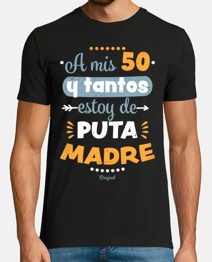 Playera 50 y tantos