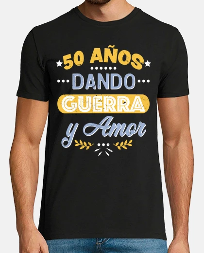 T-shirt 50 years giving war