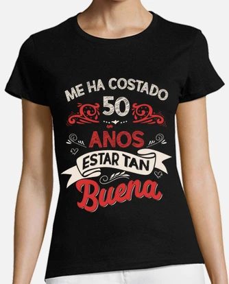 Camisetas personalizadas best sale 50 años mujer