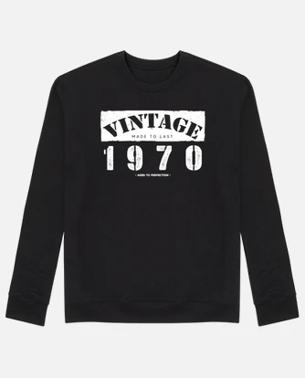 Vintage 1970 sweatshirt sale