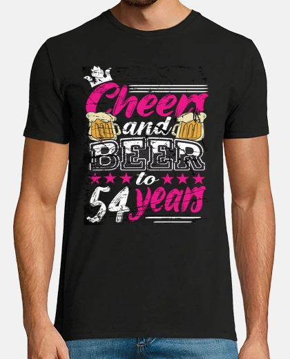 T-shirt 54 donna di compleanno