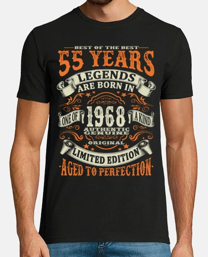 T-shirt 55 anni - 1968